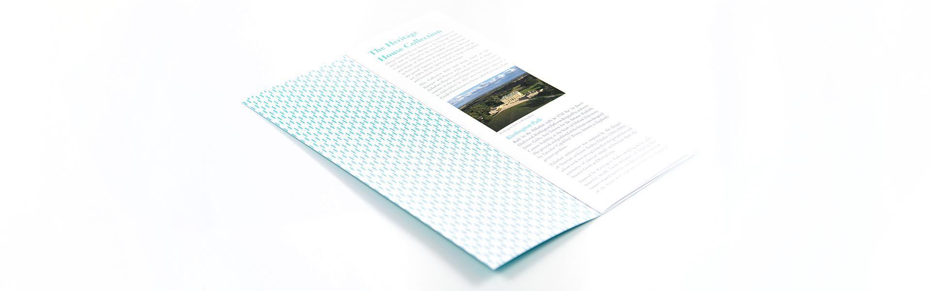 a book is open to a page that says ' the heritage hotel collection '