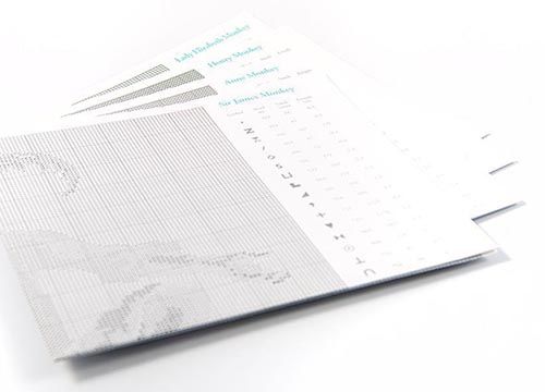 A close up of a piece of paper on a table.