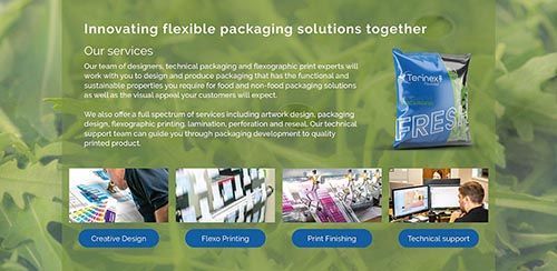 a brochure for a company that offers flexible packaging solutions together .
