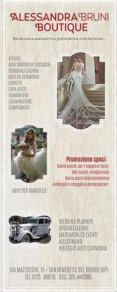 alessandra bruni boutique atelier abiti sposa e sposo
