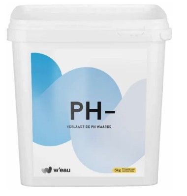 W'eau pH minus poeder - 5 kg