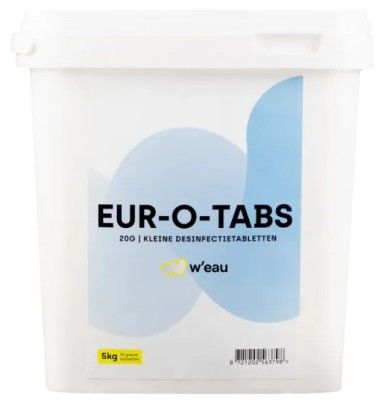 W'eau kleine chloortabletten 20 grams - 5 kg
