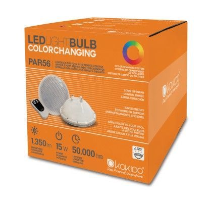 Par56 kleuren Led lamp met afstandsbediening (12V, 15W)