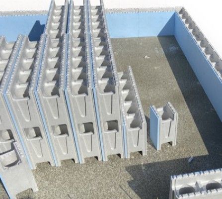 Zwembadbouwblok 1,25 meter x 0,50 meter