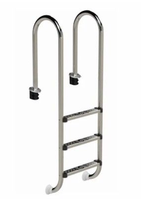 W'eau Muro RVS 304 zwembadtrap 3 treden