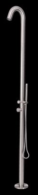 W'eau Eclipse buitendouche - Geborsteld RVS