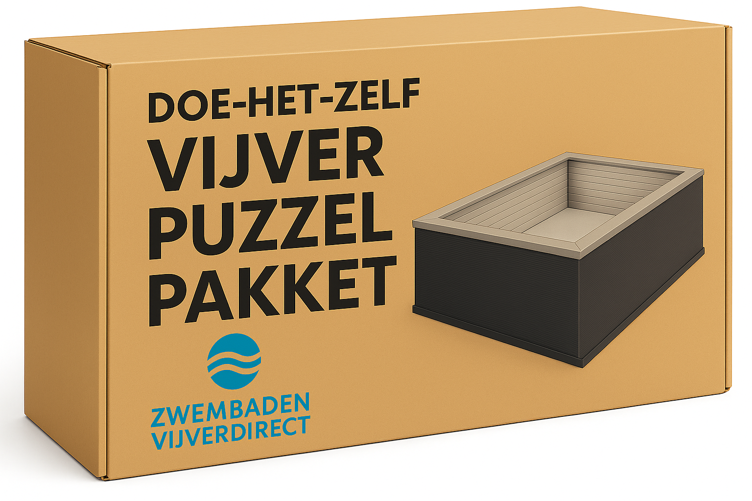 Doe het zelfbouw vijver puzzel pakket