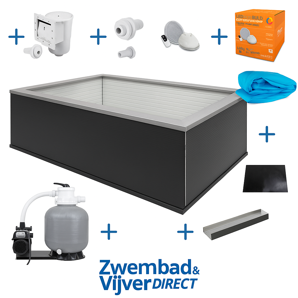 Doe het zelf bouw pakketten Zwembad & Vijver in één dag gebouwd