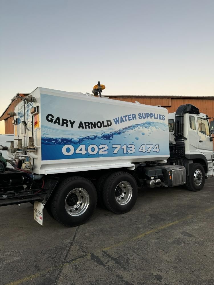 Truck With Printed Body In The Garage — Print Spot Group in South Murwillumbah, NSW