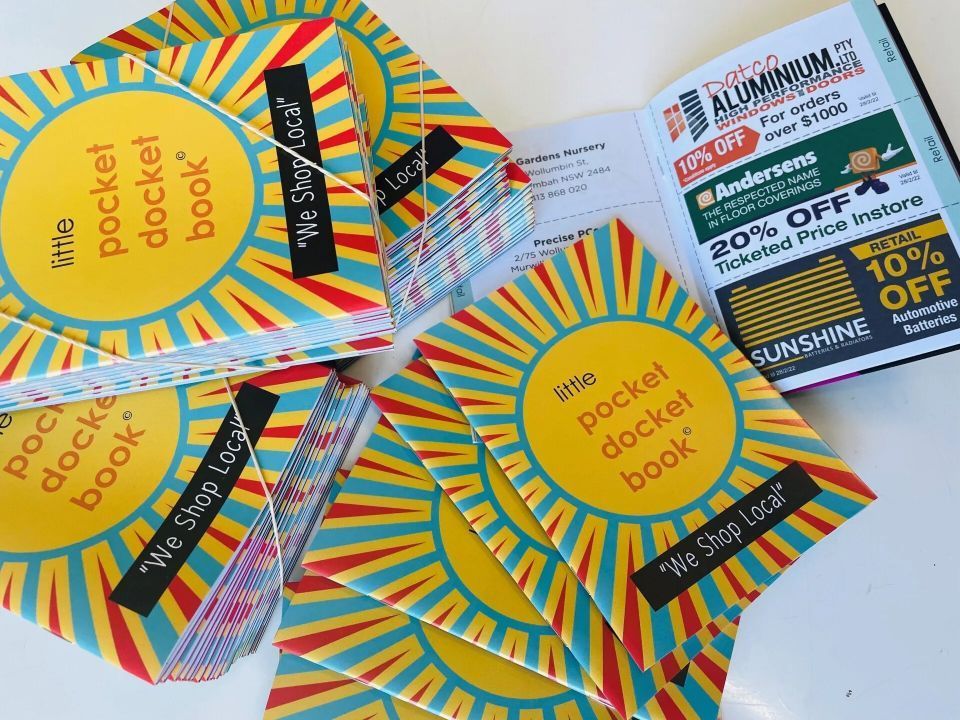 A Stack of Little Pocket Docket Book Booklets — Print Spot Group in South Murwillumbah, NSW