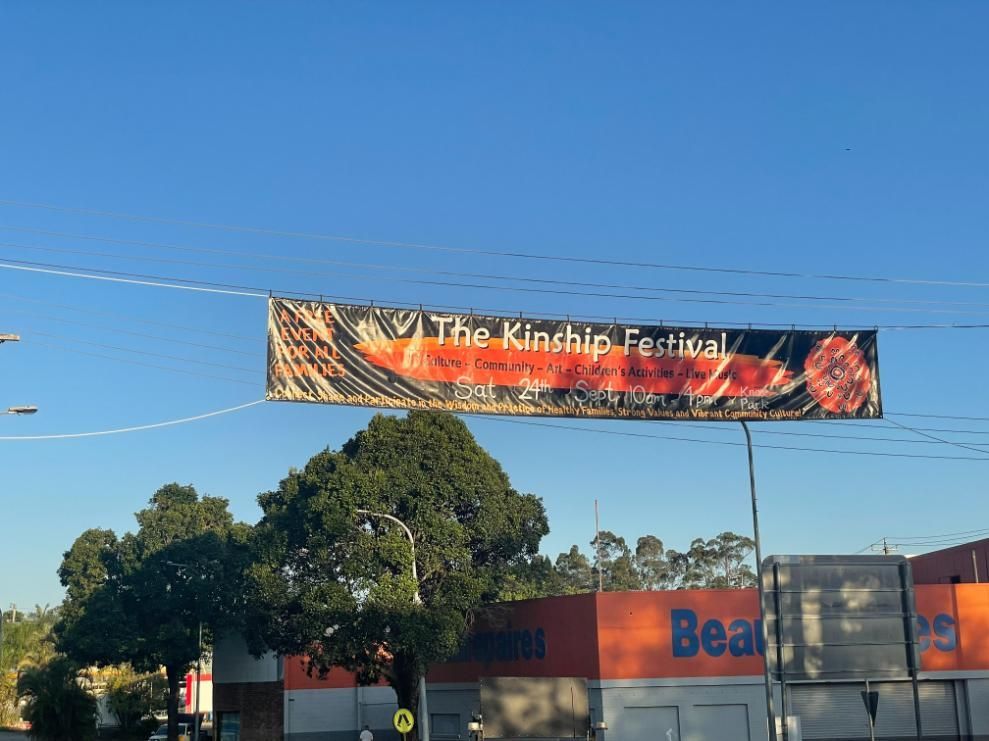 The Kinship Festival Banner — Print Spot Group in South Murwillumbah, NSW