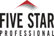 The five star professional logo has a red triangle on it.