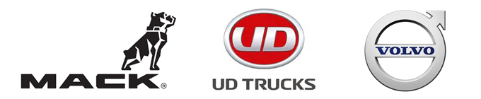 Mack, Ud Trucks and Volvo Logos on a White Background | Orange, NSW | Whittaker Contracting Mack, Ud Trucks and Volvo Logos on a White Background | Orange, NSW | Whittaker Contracting