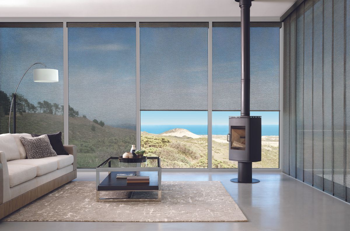 Hunter Douglas Alustra® Woven Textures® Roller Shades near San Carlos, California (CA)