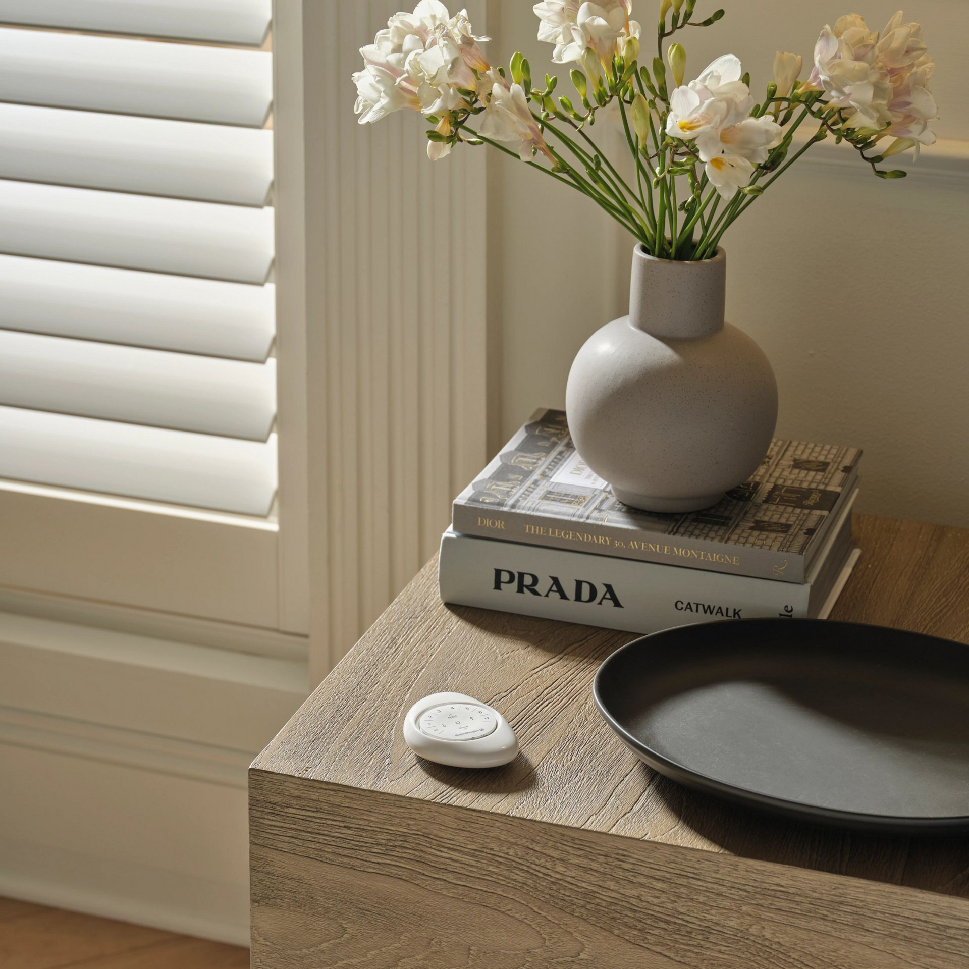 Hunter Douglas Palm Beach™ Polysatin™ Shutters with PowerView® Automation