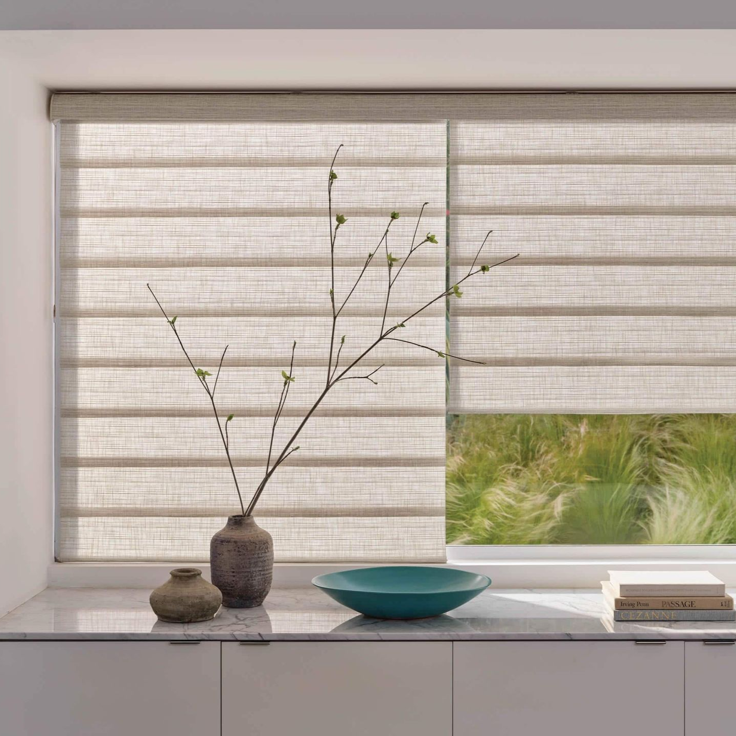 Hunter Douglas Alustra® Woven Textures® Roman Shades