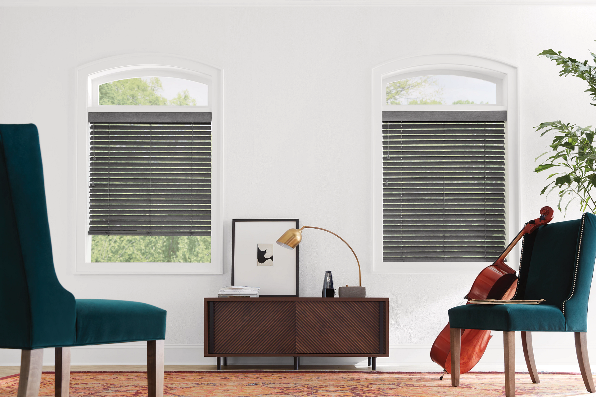 Hunter Douglas PowerView® Automation on Parkland® Wood Blinds