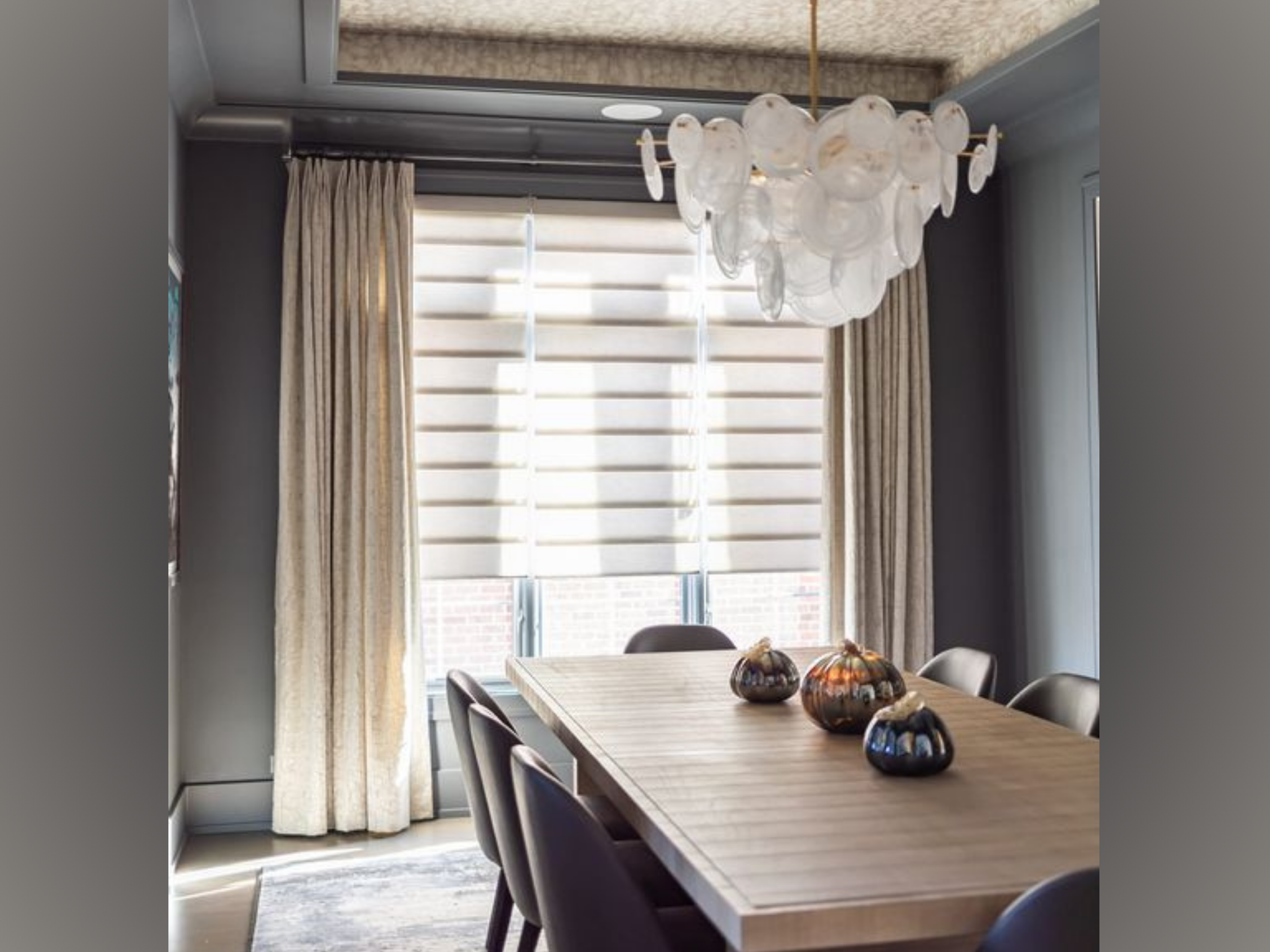 Hunter Douglas Vignette® Roman shades and custom drapery near Burlingame, CA