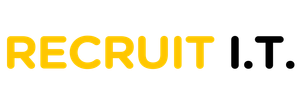 Recruit I.T. logo in yellow and black text on a white background