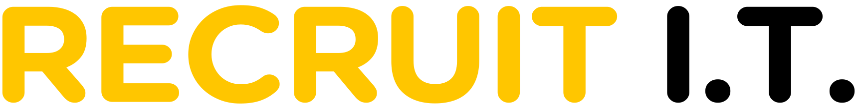 Recruit I.T. logo in yellow and black text on a white background