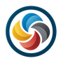 Icon of laptop with small gears