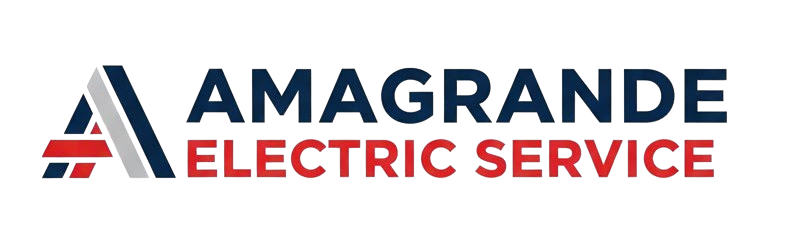 Logo of Amagrande Electric Service with blue text and a stylized "A" icon.