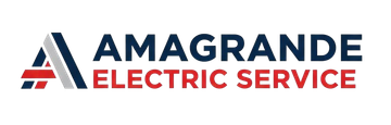 Logo of Amagrande Electric Service with blue text and a stylized "A" icon.