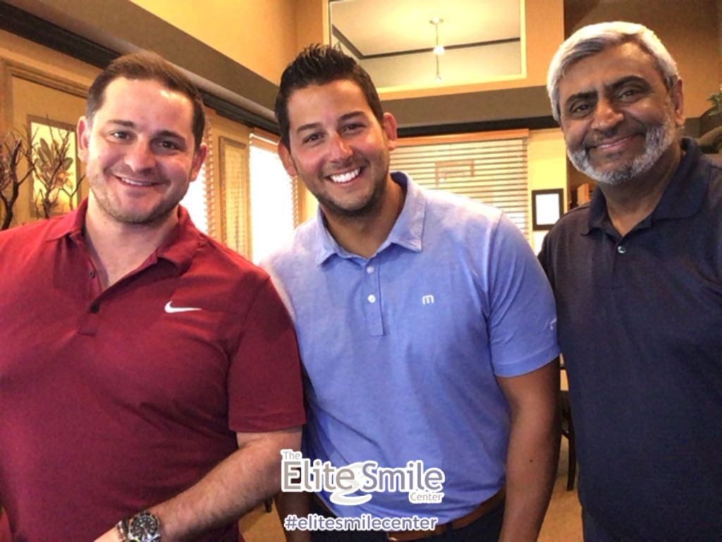 Dentist and Two Male Patient - Ronchester Hills, MI - The Elite Smile Center