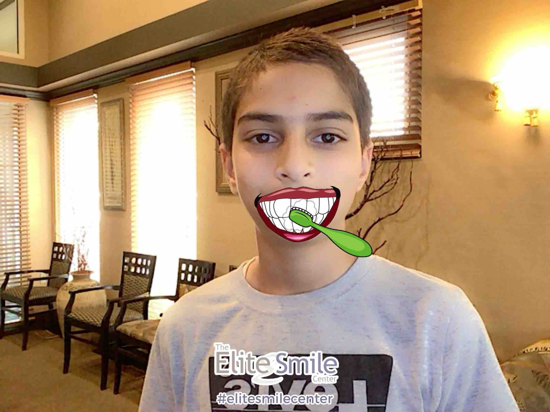 Boy with Image Filter - Ronchester Hills, MI - The Elite Smile Center
