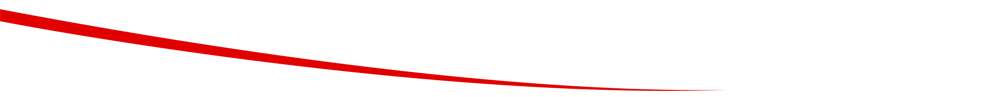 Thin red curved line on a white background, like a swoosh or border accent | 4G Automotive and Transmission