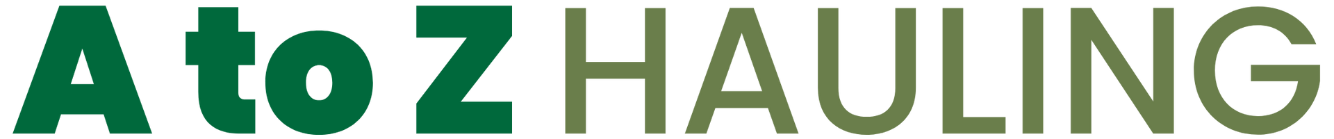 A to Z Hauling 