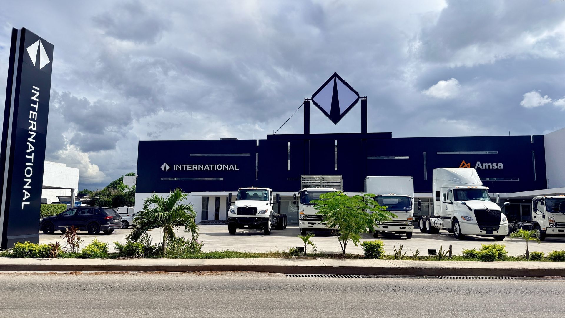 Sucursal de camiones International Amsa en Merida, Yucatán