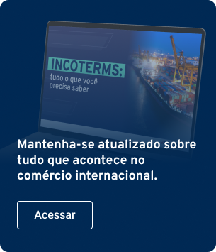 Um laptop está aberto em uma página que diz incoterms