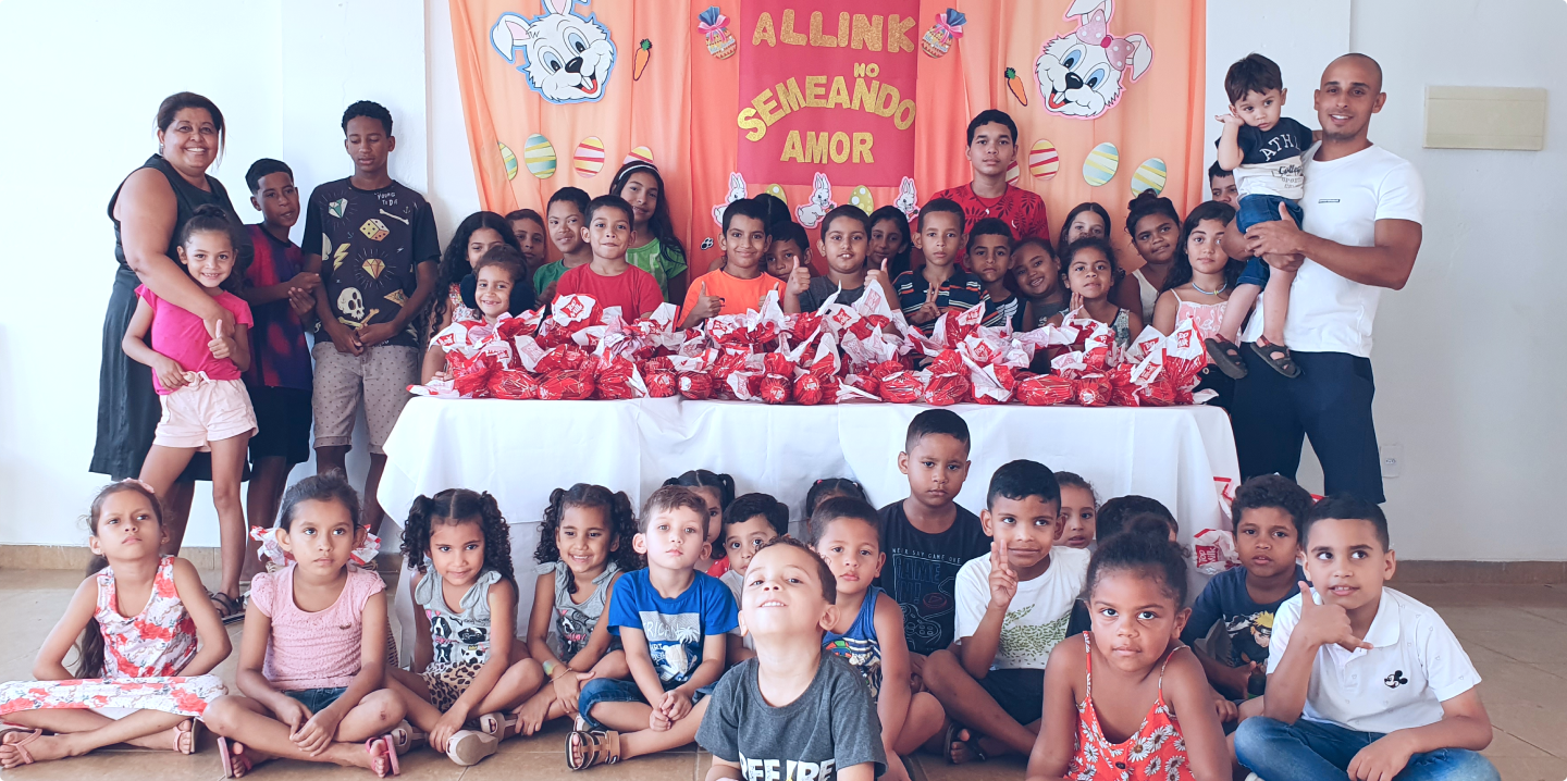 Uma doce jornada solid&aacute;ria: Allink na P&aacute;scoa 2023