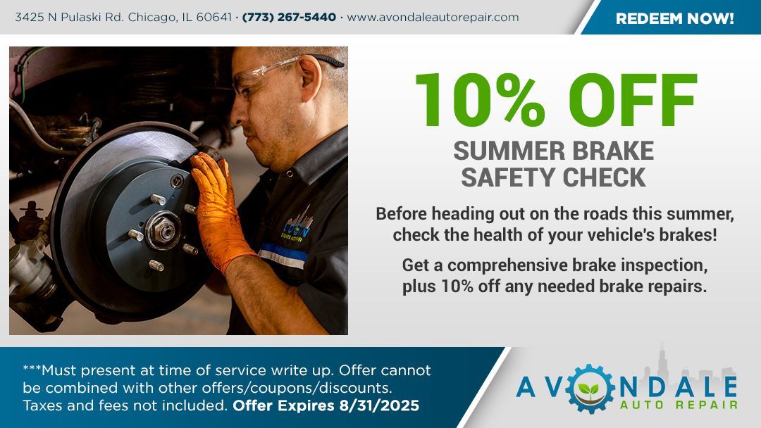 Summer Brake Safety Check Summer Brake Safety Check