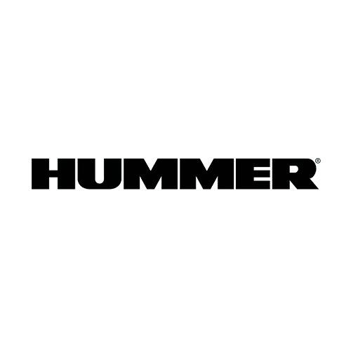 Black HUMMER logo on a white background