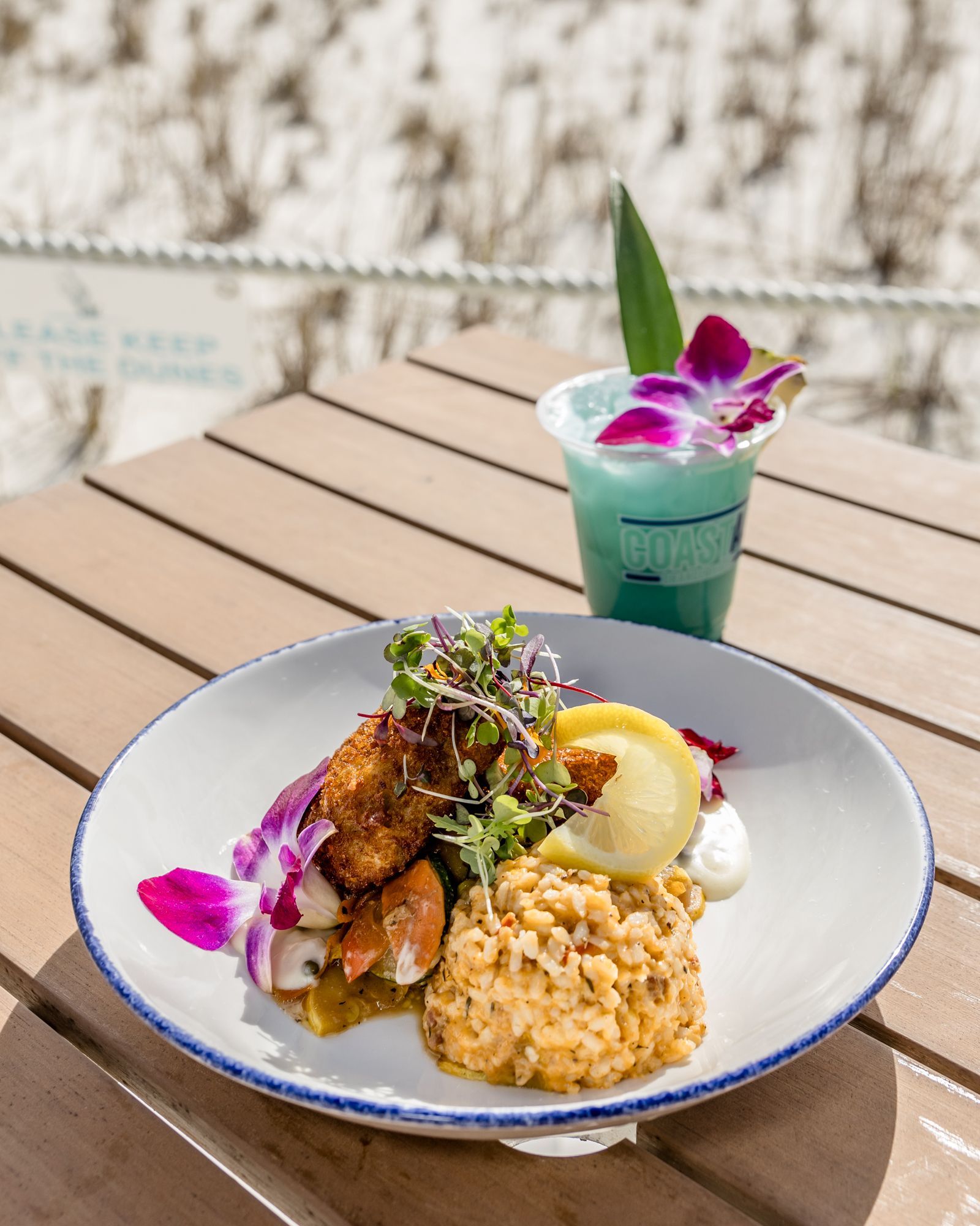 beachfront restaurant