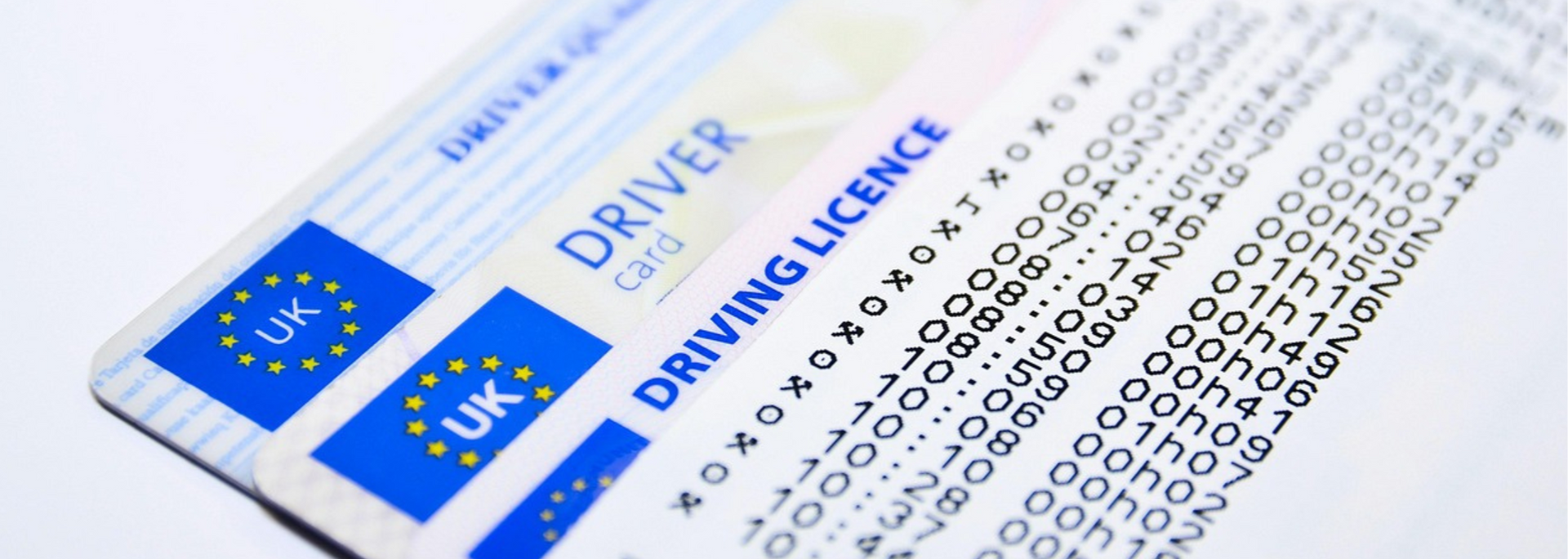 Picture of UK driving licence. Picture of UK driving licence.