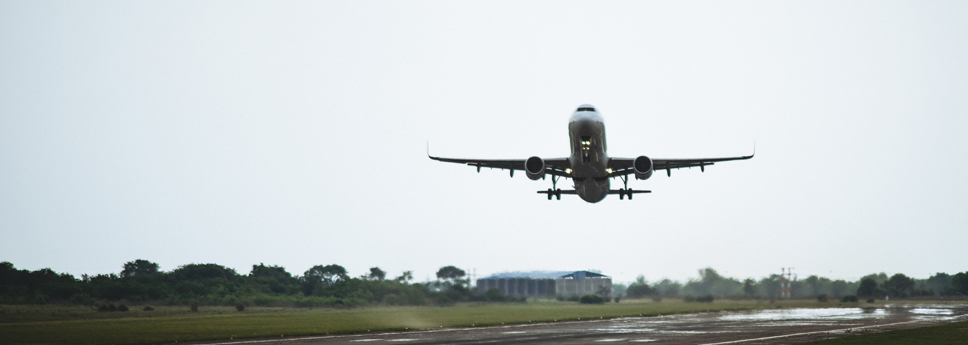 Picture of a plane taking off. Picture of a plane taking off.
