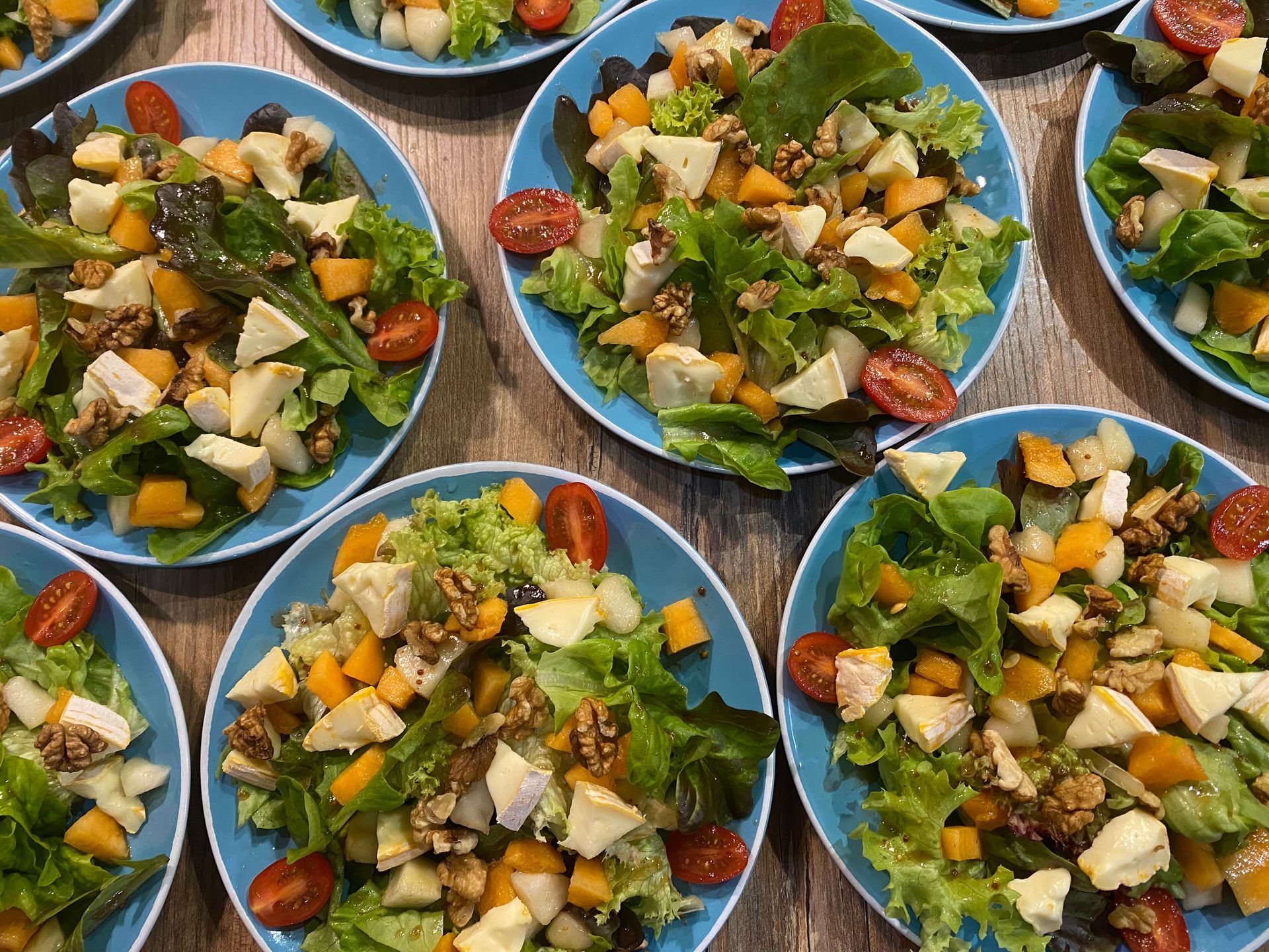 Frisse salades als voorgerecht