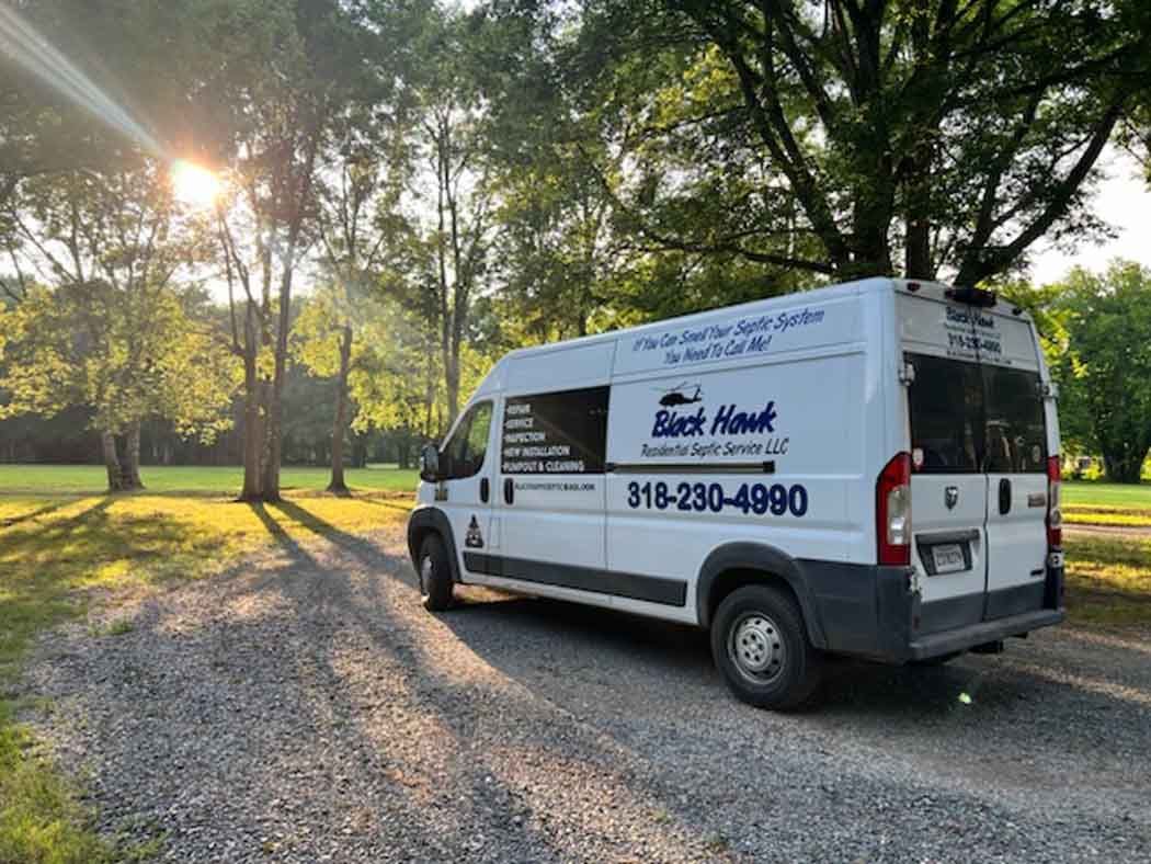 White van with 