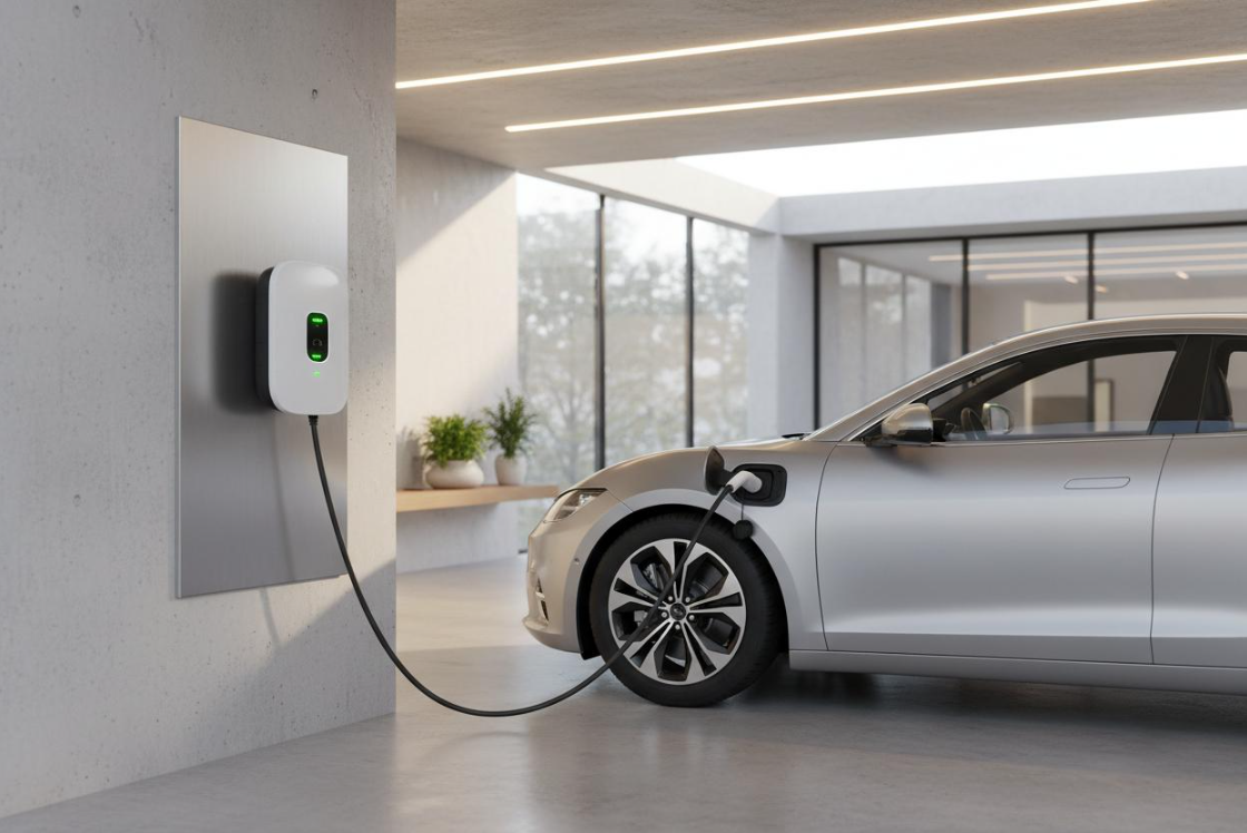 Instalação de carregadores para veículos elétricos em habitações e empresas