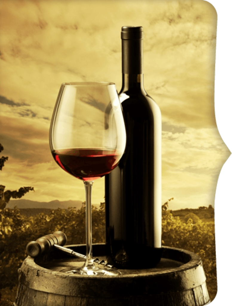 Glass With Red Wine Bottle Glass With Red Wine Bottle