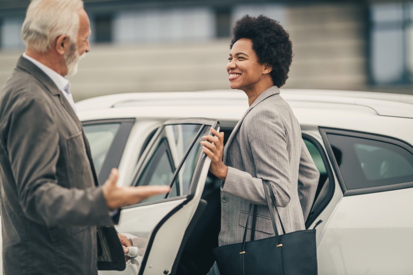 Woman With Chauffeur