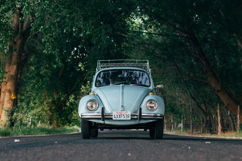 Car in the Middle of the Road