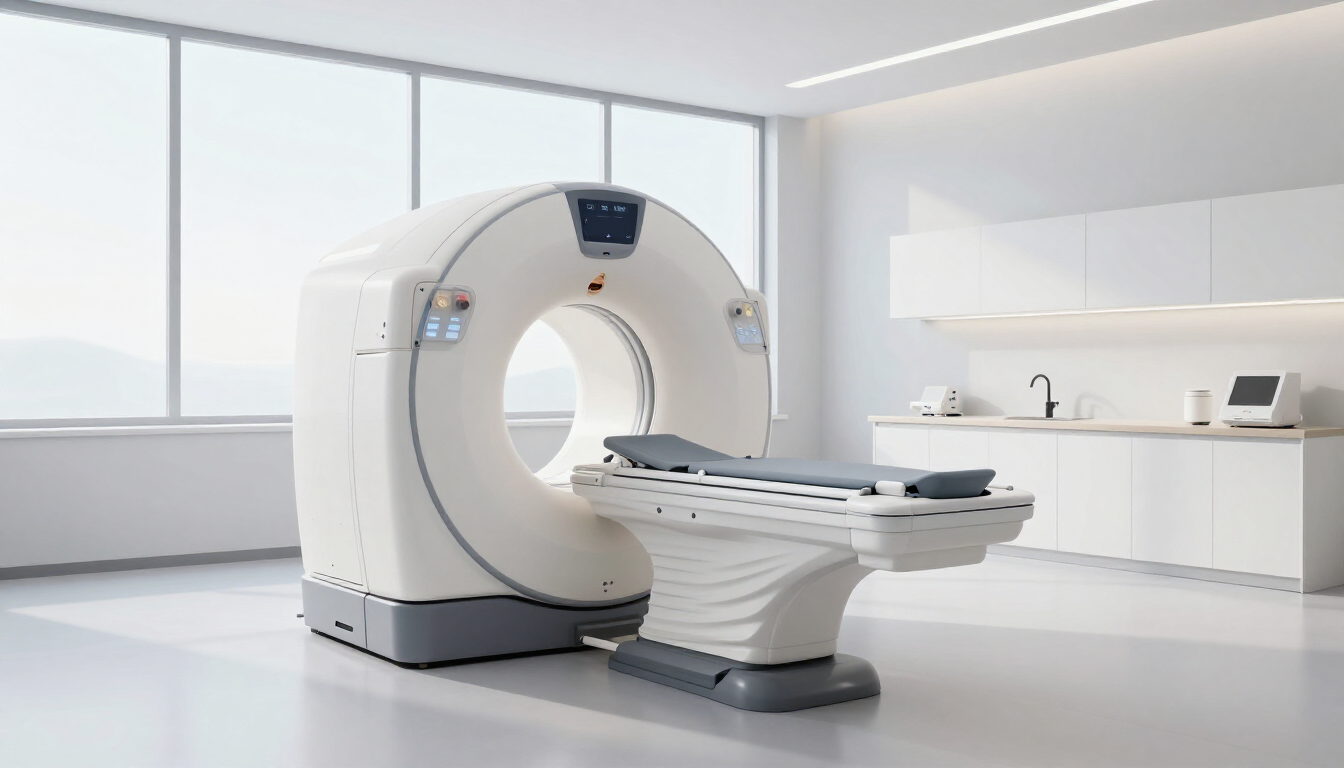 Modern Open MRI Machine