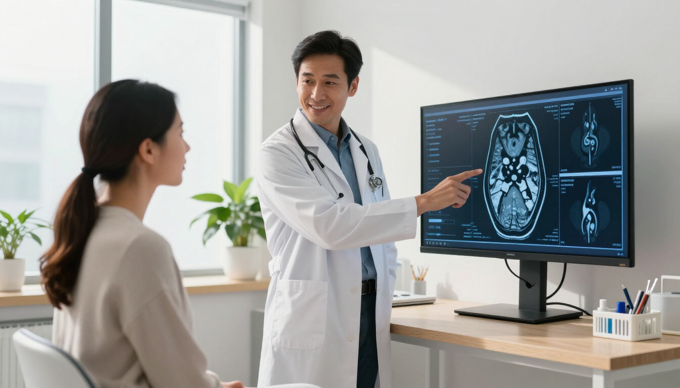 Medical Professional Explaining Results