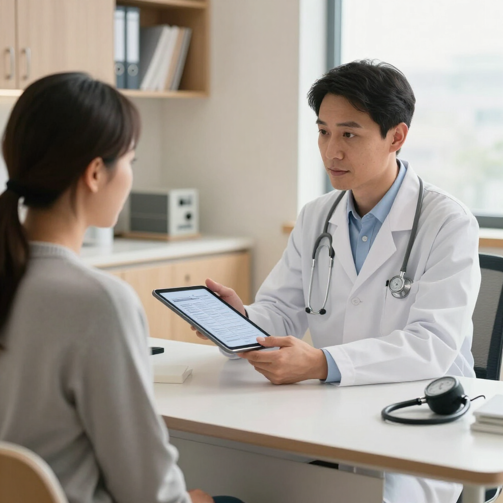 Doctor Explaining Results