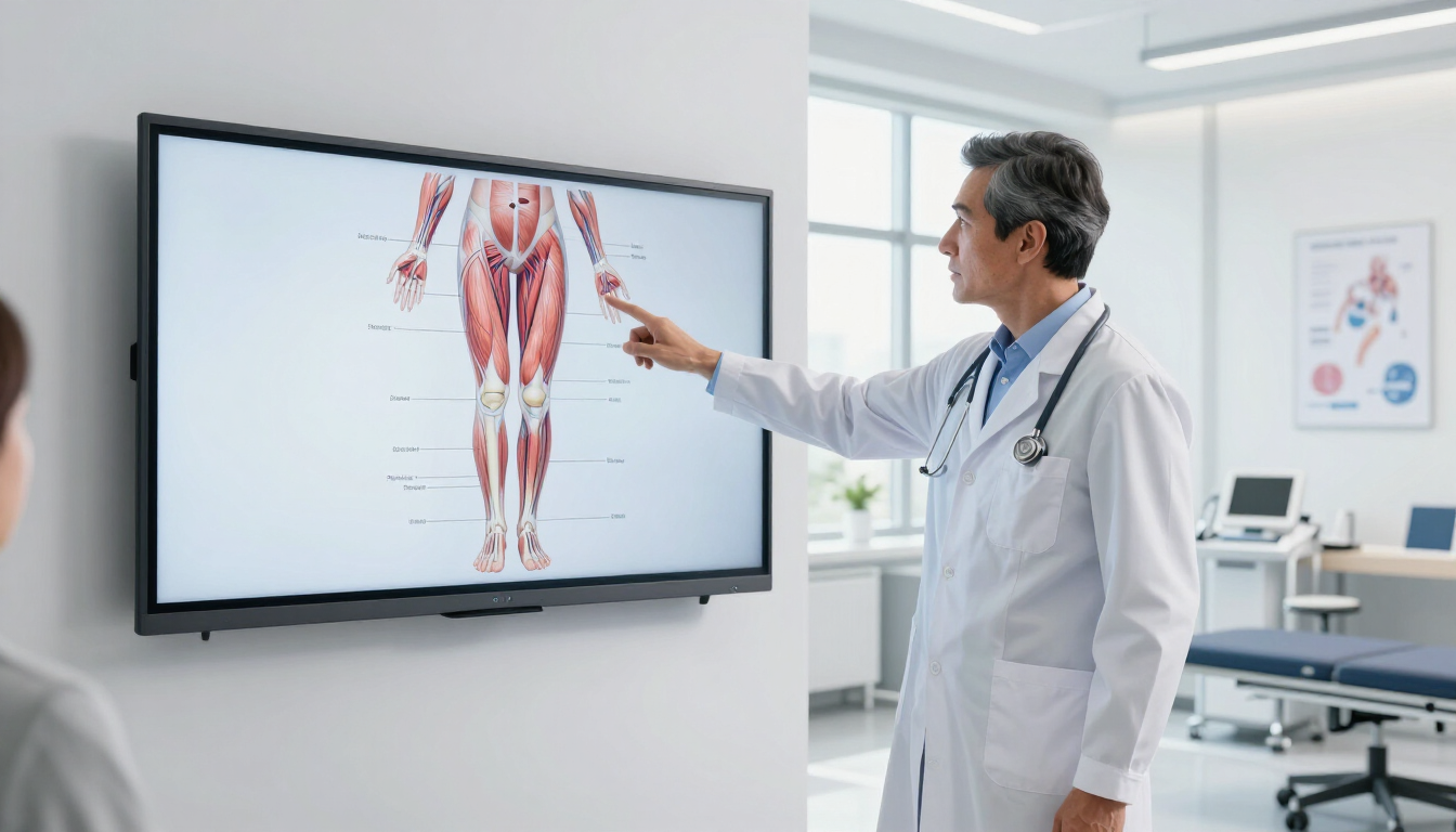 Medical consultation for leg pain