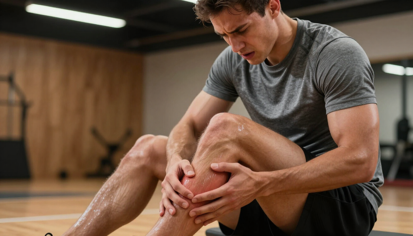 Injured athlete
